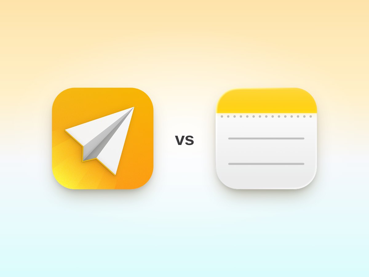 Email Me app icon vs Apple Notes app icon
