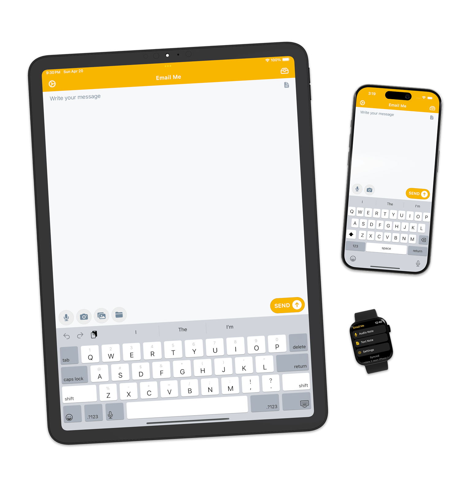 Email Me iPad App Bild