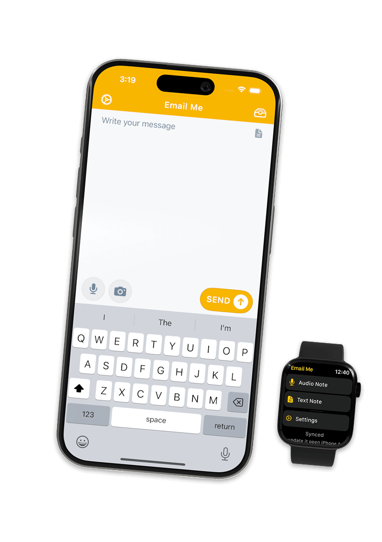 Email Me App Geräte